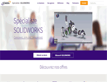 Tablet Screenshot of ajsolutions.fr